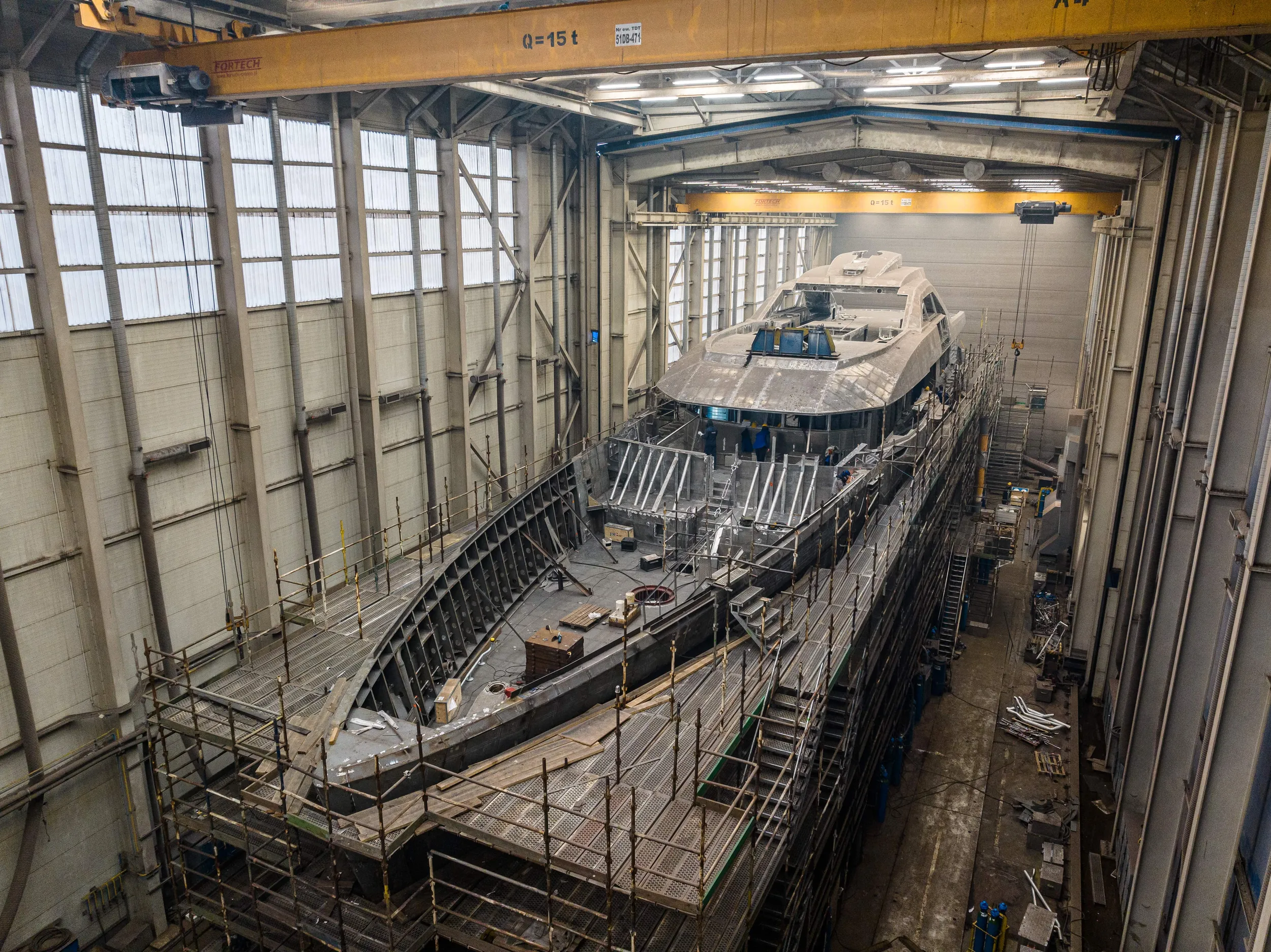 Cargo ship at sea background